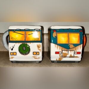 National Lampoons Christmas Vacation Mugs Lot Of 2 Motorhome Camper‎